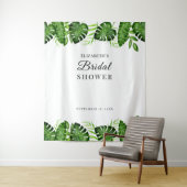 熱帯ブライダルシャワーバックグラウンドジャングル植物学 タペストリー (インサイチュ)