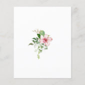 熱帯ブライダルシャワービンゴゲーム (裏面)