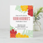 熱帯ブライダルシャワールアウ（ハワイ式宴会）招待2 招待状 (スタンド正面)