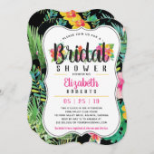 熱帯ブライダルシャワー招待,ルアウ(ハワイ式宴会) 招待状 (正面/裏面)