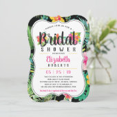 熱帯ブライダルシャワー招待,ルアウ(ハワイ式宴会) 招待状 (スタンド正面)