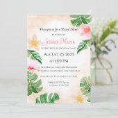 熱帯ブライダルシャワー 招待状 (スタンド正面)