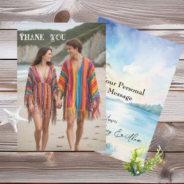 熱帯ブリス結婚ズサンキューカード サンキューカード