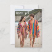 熱帯ブリス結婚ズサンキューカード サンキューカード (正面)