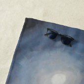 熱帯ブルームーンリフレクション ビーチタオル (インサイチュ)