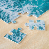 熱帯ブルー海波 ジグソーパズル (側面)