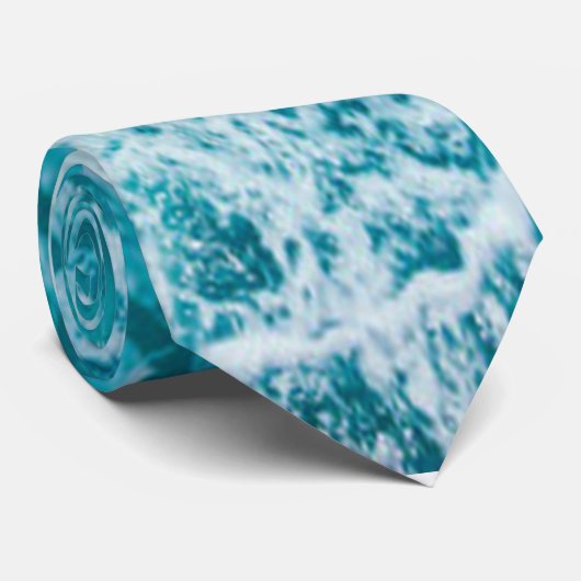 熱帯ブルー海波 ネクタイ (ロール)