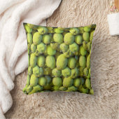 熱帯ブレッドフルーツパターン クッション (ブランケット)