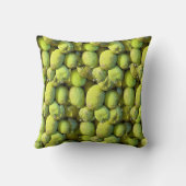 熱帯ブレッドフルーツパターン クッション (裏面)