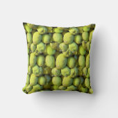 熱帯ブレッドフルーツパターン クッション (正面)