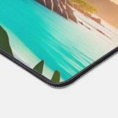 熱帯プライベートアイランドパームツリーズ デスクマット (コーナー)