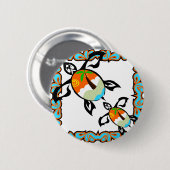 熱帯プリントカメ 缶バッジ (正面&裏面)