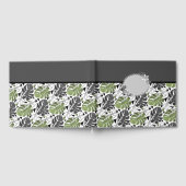 熱帯プリント葉モンテラはさみジャングルexo ゲストブック (全面)