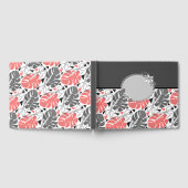 熱帯プリント葉モンテラはさみジャングルexo ゲストブック (全面)