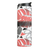 熱帯プリント葉モンテラはさみジャングルexo タンブラー (回転左)