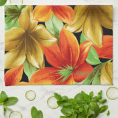 熱帯プリント キッチンタオル (折り畳み)