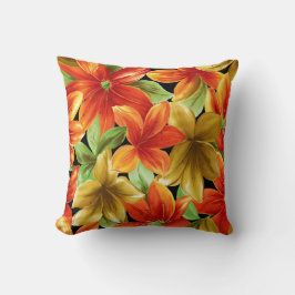 熱帯プリント クッション