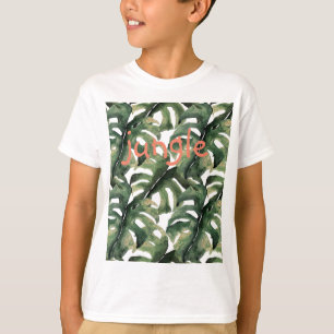 熱帯プリント(水色) Tシャツ