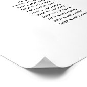 熱帯プルメリアのフ結婚ランギパニ座席表 ポスター (角)