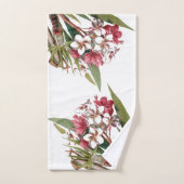 熱帯プルメリアの花のBathタオルセット バスタオルセット (ハンドタオル)