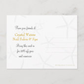 熱帯プルメリアフローラお客様ギフトカード ポストカード (裏面)