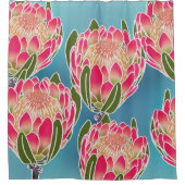 熱帯プロテアシャワーカーテン シャワーカーテン (正面)