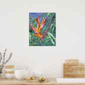 熱帯ヘリコニア ポスター (キッチン)