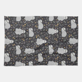 熱帯ベビーの怠惰パターン キッチンタオル (横)