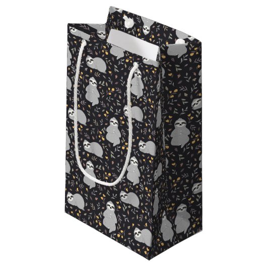 熱帯ベビーの怠惰パターン スモールペーパーバッグ (正面アングル)