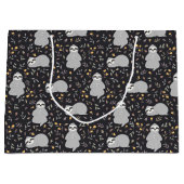 熱帯ベビーの怠惰パターン ラージペーパーバッグ (正面)