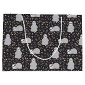 熱帯ベビーの怠惰パターン ラージペーパーバッグ (裏面)