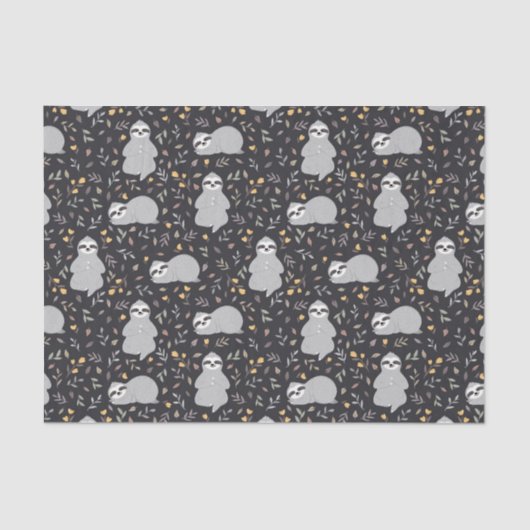 熱帯ベビーの怠惰パターン 薄葉紙 (正面)