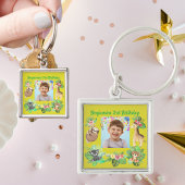 熱帯ベビーアニマルズキーチェーン子供の誕生日の恩恵 キーホルダー