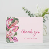 熱帯ベビーシャワー サンキューカード (スタンド正面)