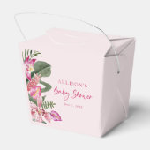 熱帯ベビーシャワー フェイバーボックス (裏面サイド)