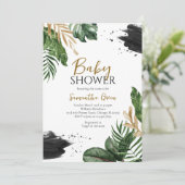 熱帯ベビーシャワー 招待状 (スタンド正面)
