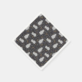 熱帯ベビースロッスパターン スタンダードカクテルナプキン (角)