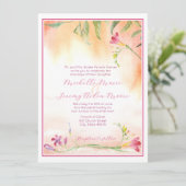 熱帯ホットピンクフリーシア 招待状 (スタンド正面)