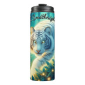 熱帯ホワイトタイガージャングル タンブラー (正面)