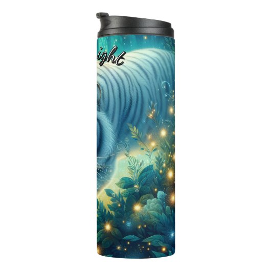 熱帯ホワイトタイガージャングル タンブラー (回転右)