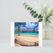 熱帯ポリネシアフランスの島 ポストカード (スタンド正面)