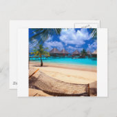 熱帯ポリネシアフランスの島 ポストカード (正面/裏面)