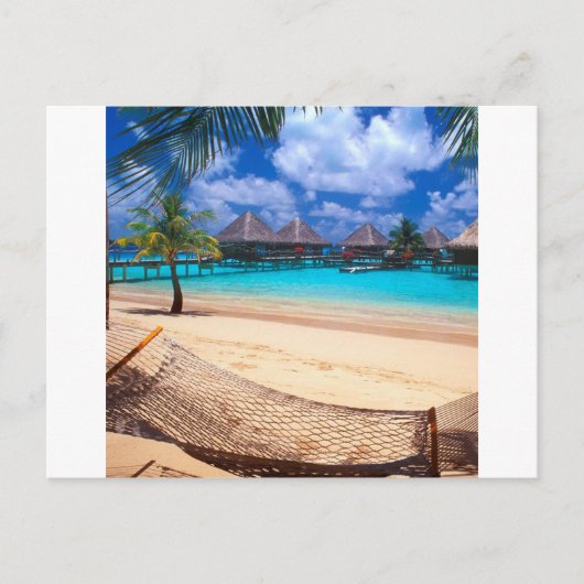 熱帯ポリネシアフランスの島 ポストカード (正面)