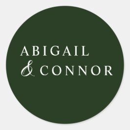 熱帯マグノリアホワイトグリーンレッド目的地 ラウンドシール