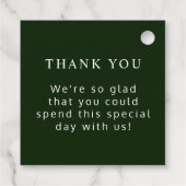 熱帯マグノリアホワイトグリーンレッド フェイバータグ (裏面)