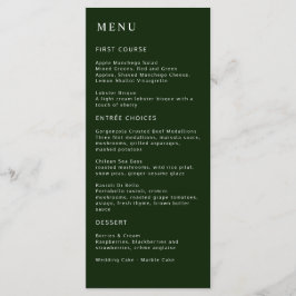 熱帯マグノリアホワイトグリーンレッド メニュー