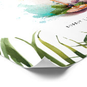 熱帯ミモサカクテルバーの看板 ポスター (角)