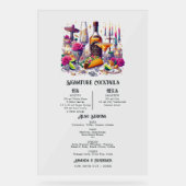 熱帯メキシコフェスタのシグネチャーカクテル アクリルサイン (正面)