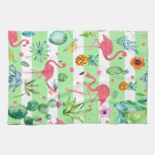 熱帯メロディーパターン キッチンタオル (横)