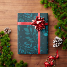 熱帯モダンのシームレスパ葉ターン ラッピングペーパー